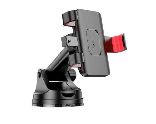 Тримач для мобільного HOCO H22 Dragon automatic clamping car holder(center console) Red Black