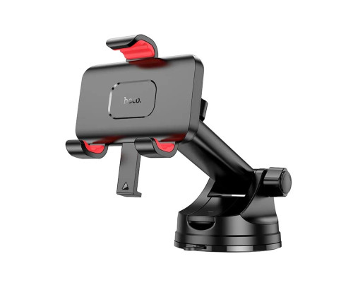 Тримач для мобільного HOCO H22 Dragon automatic clamping car holder(center console) Red Black