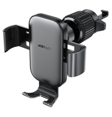 Автотримач для телефона ACEFAST D38 gravity car holder for air vent Metal gray (6974316283676)