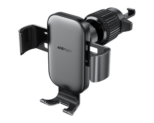 Автотримач для телефона ACEFAST D38 gravity car holder for air vent Metal gray (6974316283676)