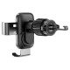 Автотримач для телефона ACEFAST D38 gravity car holder for air vent Metal gray (6974316283676)