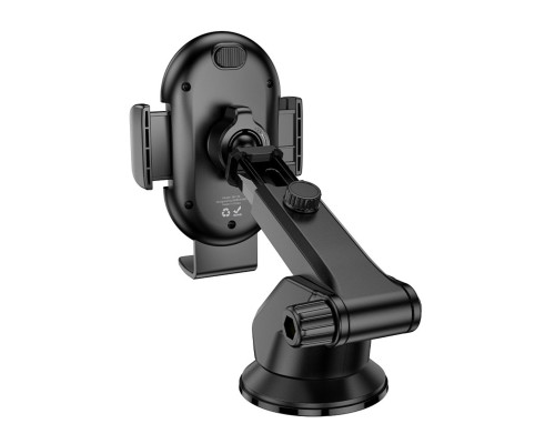 Автотримач для телефона BOROFONE BH134 Rio push-type car holder (center console) Black (6941991120671)