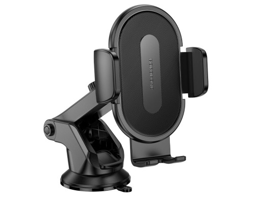 Автотримач для телефона BOROFONE BH134 Rio push-type car holder (center console) Black (6941991120671)