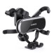 Автотримач для телефона UGREEN LP228 Gravity Drive Air Vent Car Mount Phone Holder With Arc-Shaped mounting clip Black (UGR-80871)