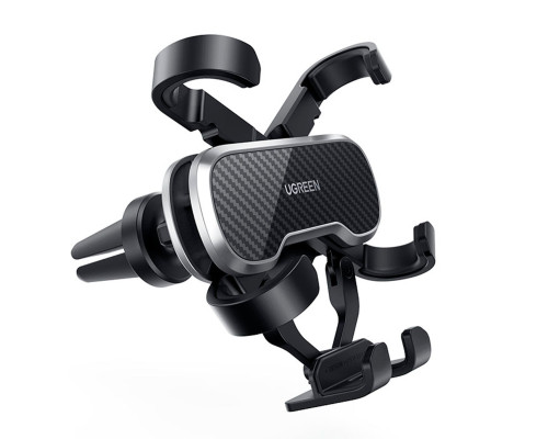 Автотримач для телефона UGREEN LP228 Gravity Drive Air Vent Car Mount Phone Holder Black (UGR-80539)