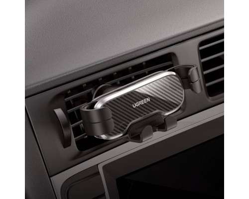 Автотримач для телефона UGREEN LP228 Gravity Drive Air Vent Car Mount Phone Holder Black (UGR-80539)