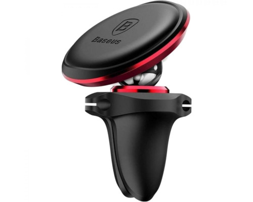 Тримач для мобiльного Baseus Magnetic Air Vent Car Mount Holder Red