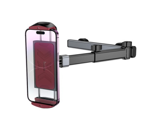 Автотримач на підголовник Hoco H69 Gamble telescopic tablet car holder (rear pillow) Чорний mag-6942007641241139075