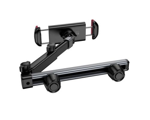 Автотримач на підголовник Hoco H69 Gamble telescopic tablet car holder (rear pillow) Чорний mag-6942007641241139075