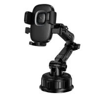 Автотримач Hoco H89 Crown large suction cup car holder(center console) black metal gray mag-6942007662628152323