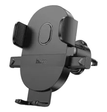 Автотримач Hoco H18 Mighty one-button car holder(air outlet) Чорний mag-6942007601573146028