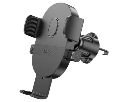 Автотримач Hoco H18 Mighty one-button car holder(air outlet) Чорний mag-6942007601573146028