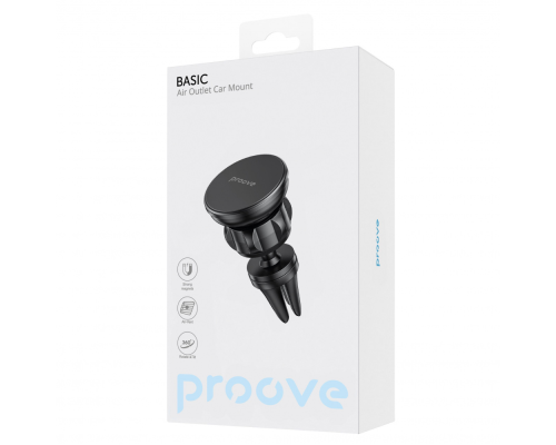Автотримач Proove Basic Air Outlet Car Mount black PLS-00-00112554
