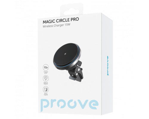 Автотримач Proove Magic Circle Pro 15W black PLS-00-00112569
