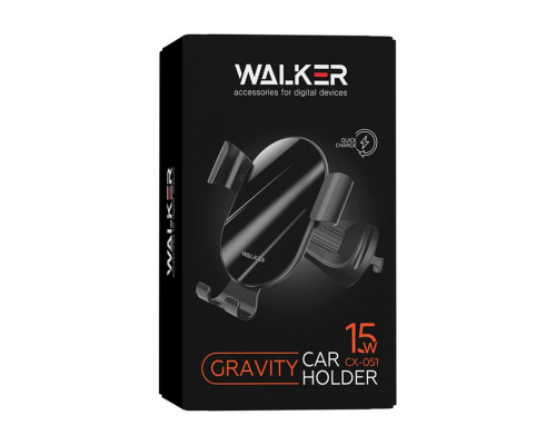 Автотримач WALKER CX-051 Gravity 15W black