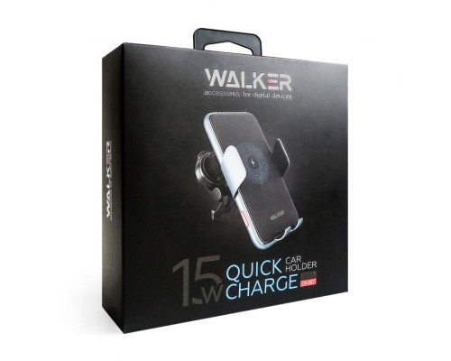 Автотримач WALKER CX-057 Smart Sensor 15W black/grey