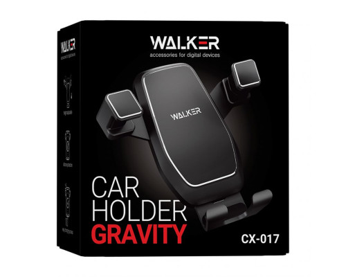 Автотримач WALKER CX-017 Gravity black TPS-2710000285779