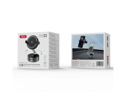 Тримач XO C178 магнітний на вакуумній присосці black TPS-2710000337911 2710000337911