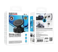 Автотримач магнітний BOROFONE BH139 Rider vacuum suction cup magnetic holder(universal) чорний mag-6941991124815146061