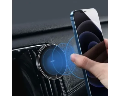 Автотримач Baseus Magnetic Car Mount (For Dashboards and Air Outlets) 2in1 Black SULD-01 mag-6953156232709147507