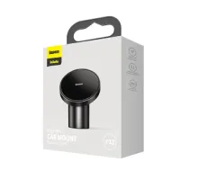 Автотримач Baseus Magnetic Car Mount (For Dashboards and Air Outlets) 2in1 Black SULD-01 mag-6953156232709147507