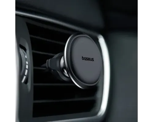 Автотримач Baseus Magnetic Car Mount Phone Holder with Cable Clip Air Vent Black C40141201113-00 mag-6932172648763144171