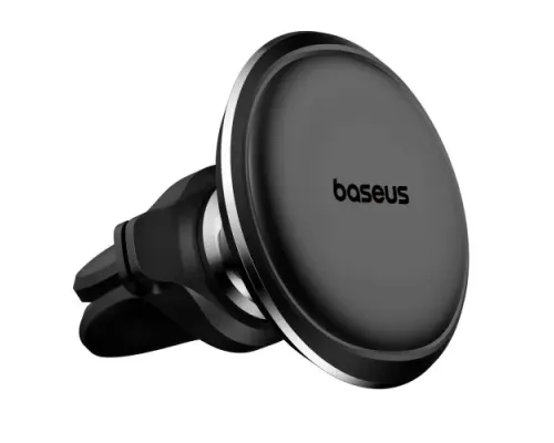 Автотримач Baseus Magnetic Car Mount Phone Holder with Cable Clip Air Vent Black C40141201113-00 mag-6932172648763144171