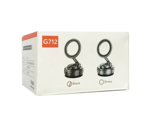 Автотримач MagSafe NEW G712 Black mag-2000001635353143723