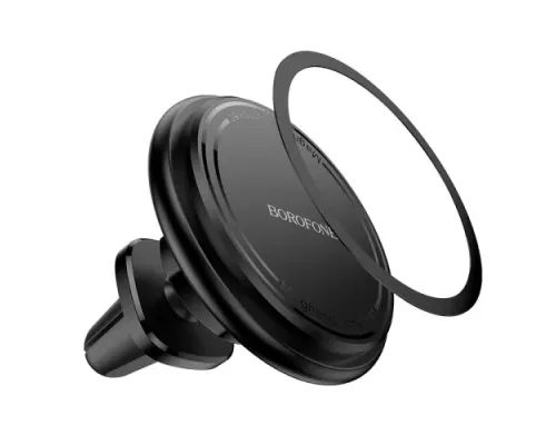 Автотримач BOROFONE BH135 Parker ring magnetic чорний mag-6941991121401152229