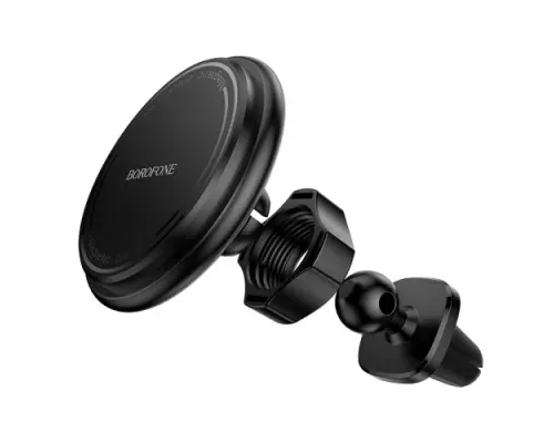 Автотримач BOROFONE BH135 Parker ring magnetic чорний mag-6941991121401152229