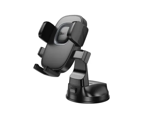 Автотримач Hoco H76 Crown one-button car holder(center console) black metal grey mag-6942007646918145286
