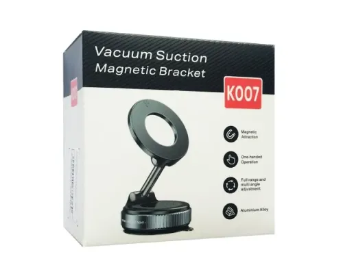 Автотримач MagSafe NEW K007 Black mag-2000001635360143724