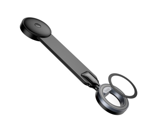 Автотримач Hoco H71 Totem ring magnetic car holder(center console) Чорний mag-6942007642156138144