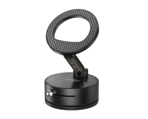 Автотримач XO C188 metal magsafe vacuum chuck manual latch magnetic holder (rotatable) Чорний mag-6975837586659147357