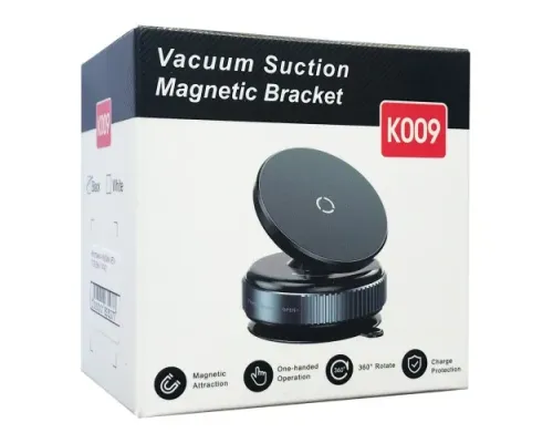 Автотримач MagSafe NEW K009 Black mag-2000001635377143725