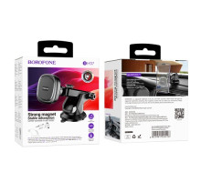 Автотримач BOROFONE BH97 NT Ice magnetic car holder(center console) чорний mag-6941991105418140892
