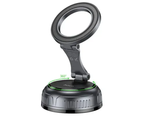Автотримач Hoco H92 High vacuum suction cup magnetic holder(universal) Чорний mag-6942007663861153875