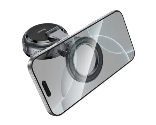Автотримач Hoco H92 High vacuum suction cup magnetic holder(universal) Чорний mag-6942007663861153875