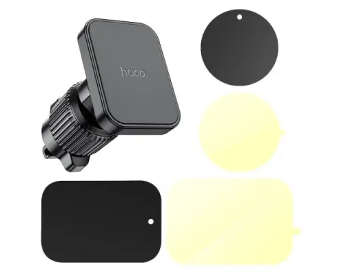 Автотримач Hoco H32 Cheetah magnetic ring car holder(air outlet) Чорний mag-6942007614467146156