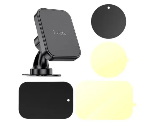 Автотримач Hoco H33 Cheetah magnetic ring car holder(center console) Чорний mag-6942007614474145084