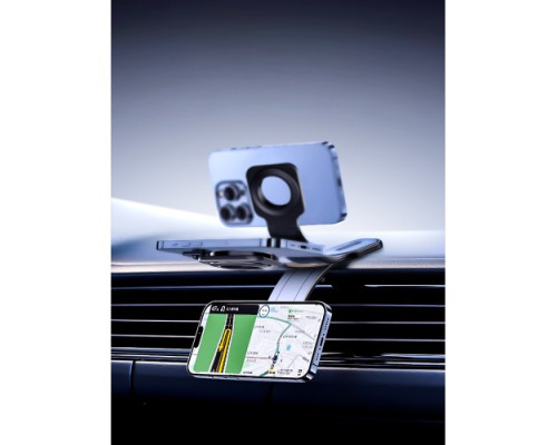 Автотримач XO C145 Magnetic Velcro Bracket Чорний mag-692068085775357256