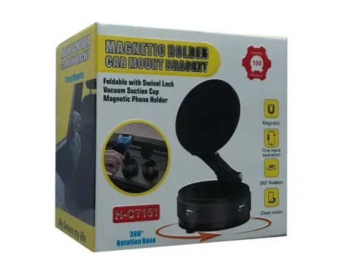 Автотримач MAGNETIC MAGSAFE CT151 Black mag-2000001645802147654