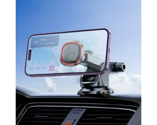 Автотримач BOROFONE BH125 Roman magnetic car holder(center console) чорний mag-6941991119552146187