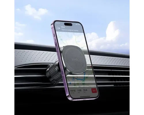 Автотримач Hoco H34 Cheetah magnetic ring car holder(air outlet) Чорний mag-6942007614481144419
