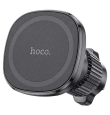 Автотримач Hoco H34 Cheetah magnetic ring car holder(air outlet) Чорний mag-6942007614481144419