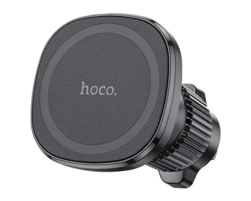 Автотримач Hoco H34 Cheetah magnetic ring car holder(air outlet) Чорний mag-6942007614481144419