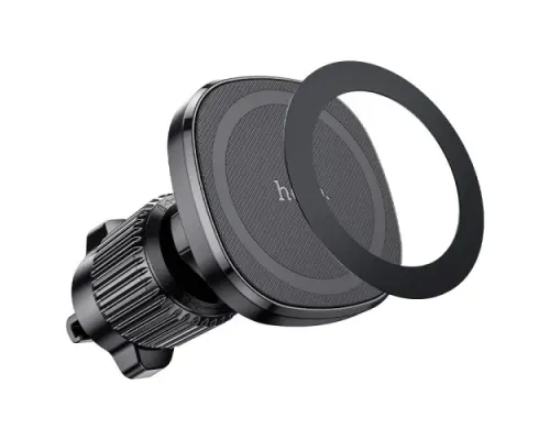 Автотримач Hoco H34 Cheetah magnetic ring car holder(air outlet) Чорний mag-6942007614481144419