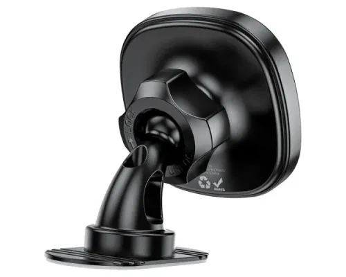 Автотримач Hoco H35 Cheetah magnetic ring car holder(center console) Чорний mag-6942007614498146157