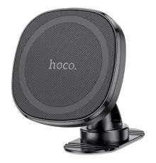 Автотримач Hoco H35 Cheetah magnetic ring car holder(center console) Чорний mag-6942007614498146157