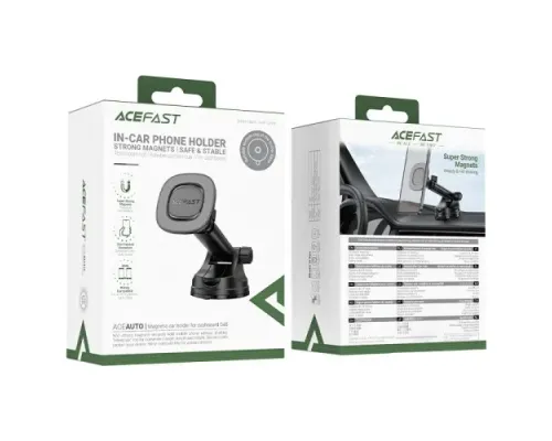 Тримач ACEFAST D45 MagSafe car holder for dashboard Black mag-6974316284093153298